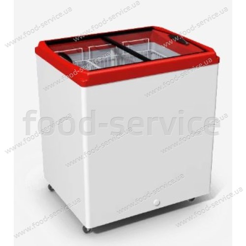 Морозильный ларь с прямым стеклом Juka M200P